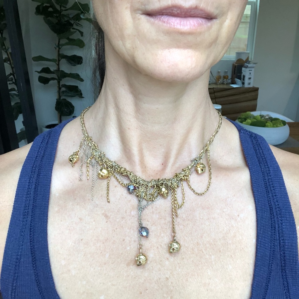 Rare Chan Luu skull necklace